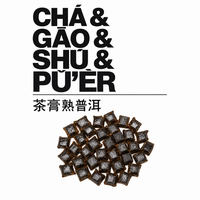The design — Ripe Pu-erh Paste