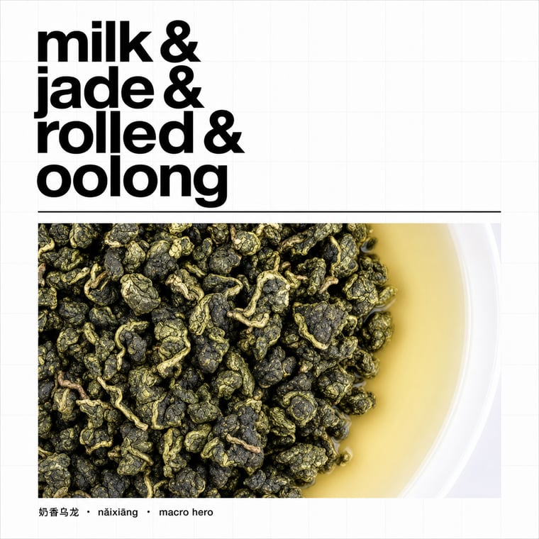 The design — Nǎi Xiāng Oolong