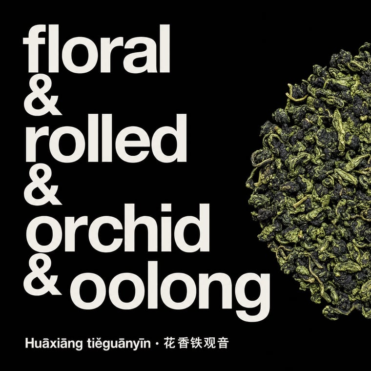The design — Floral Tie Guan Yin